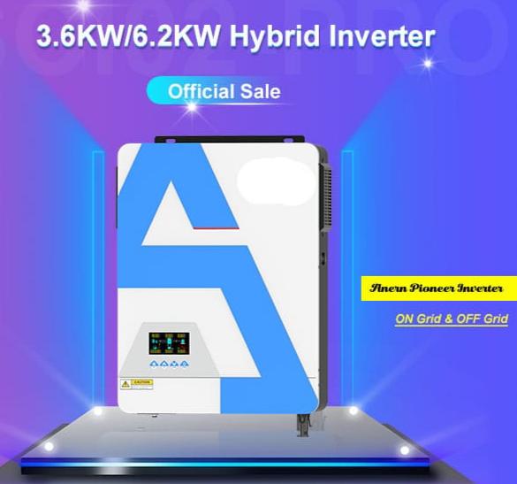 Hybrid Solar Inverter - 6.2KVA48V