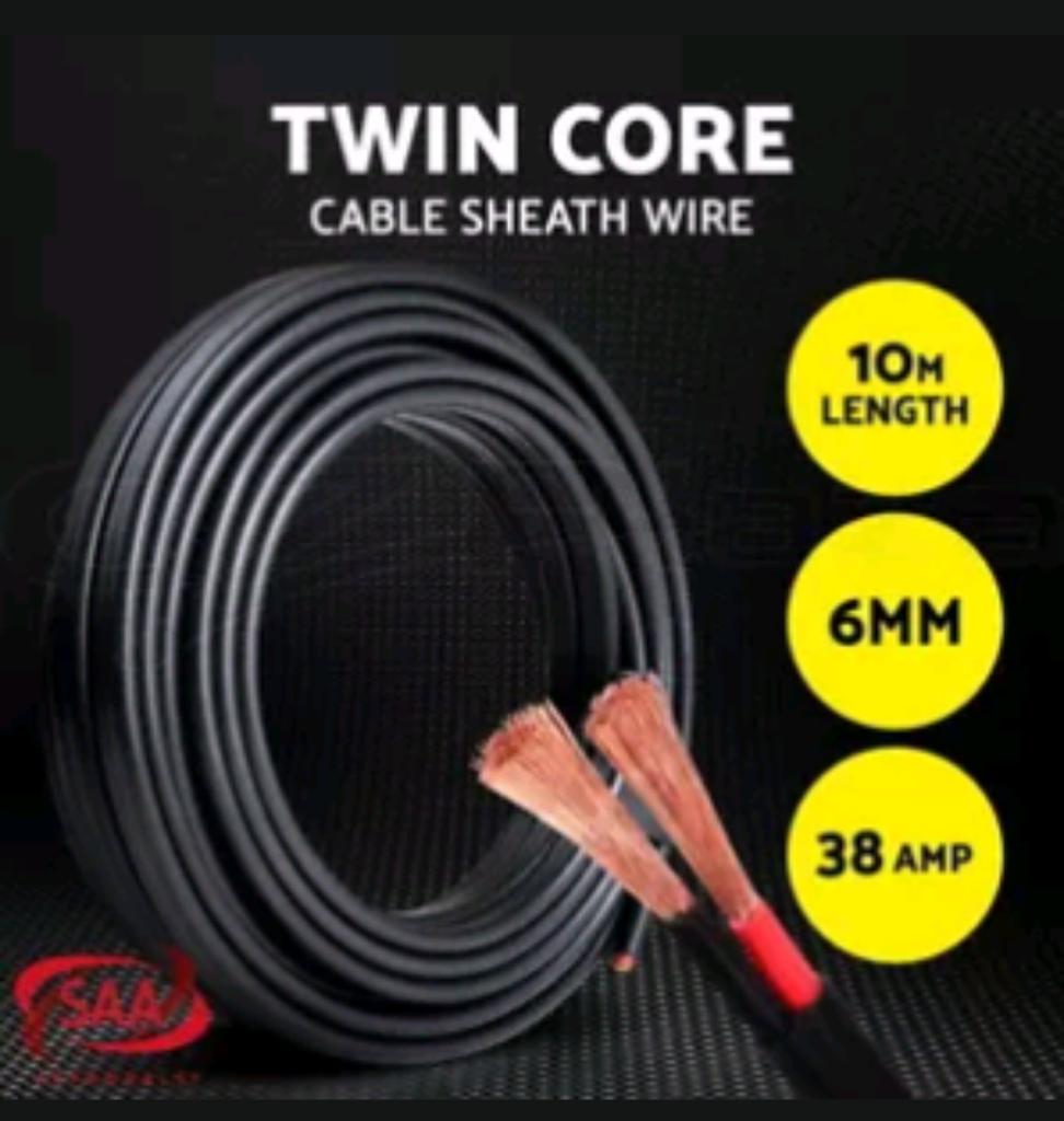 6MM Twin Core Sheathed Solar Cables