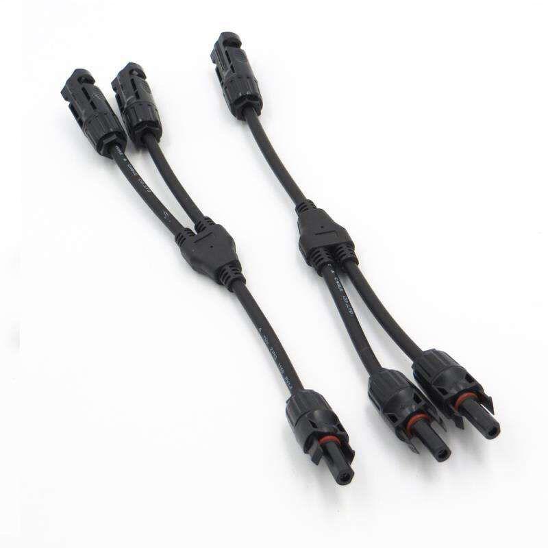 2:1 MC4 Y-Branch Cable Connector Splitter-Solar Panel