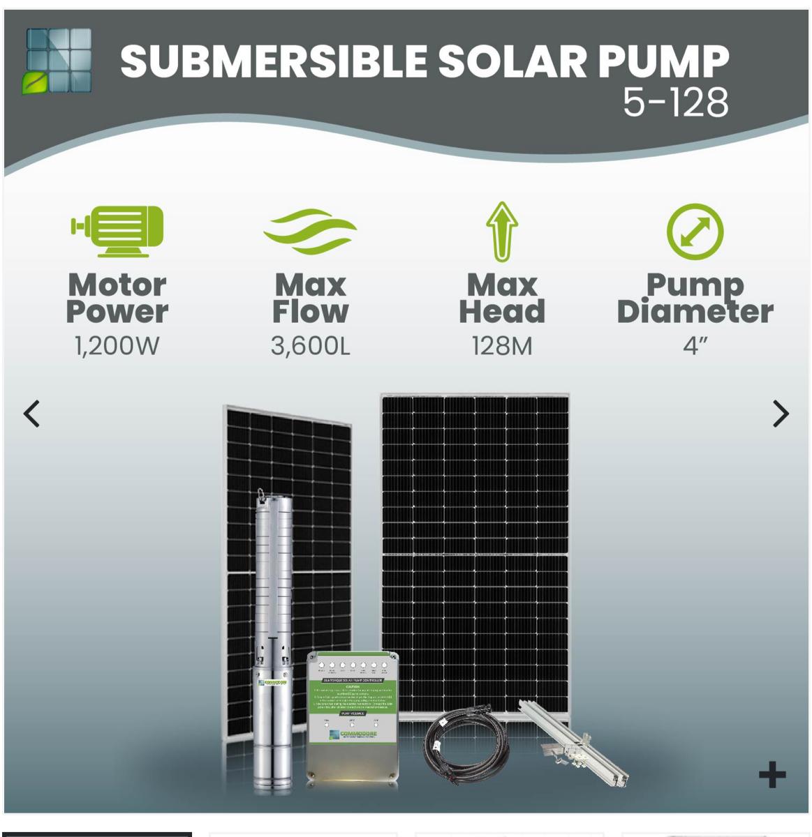 Submersible DC Pump (0.75HP 143M Head 48V)