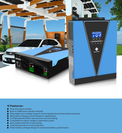 Sumry Hybrid Solar Inverter - 3KVA24V